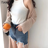 Women Halter Design Daily Pure Stylish Tops Knitted Solid Casual Mujer Teens All-match Simple Clothes Korean Style Sexy