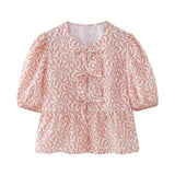 2025 New Women's Leopard Print Short-Sleeved