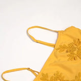 Summer 2024 New Hip Skirt Fashionable Style Lace Features Suspender Fluffy Dress Women-Outfit