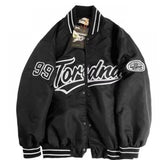 Jacket Women Embroidery Letter Oversized Baseball Jacket Casual 2021 Autumn Harajuku Varsity Jackets Hiphop