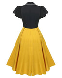 Formal V-Neck Short Sleeve Vintage Prom