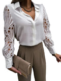 Creative Long Sleeve Women's Lace Stitching