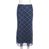 Autumn New Women's College Style Retro Print Repair Height Waist Open