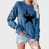 Stars Print Top Long Sleeve T-shirt Women Casual Female Tops Tee Shirts Women Clothes tshirts 2020 mujer