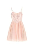 Elegant Strap Dress Women Summer Sexy Party Mini Dress Female Beach Patchwork Designer Chic Fashion Dress Casual