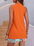 Women's Clothing 2025 Spring And Summer New Two-Set Vest Shorts