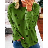 Print T-shirt Long Sleeve Women Casual Loose Tops Tee Shirts 2020 Autumn Top harajuku mujer