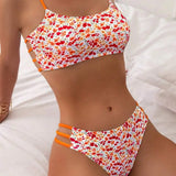 Toloer New Sexy Leopard Print Split Two-Piece Sexy Bikini