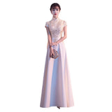 Dress Dress Dress 2025 Winter Adult Performance Suit Chinese Long Cheongsam Choir Host Banquet Evening