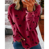 Print T-shirt Long Sleeve Women Casual Loose Tops Tee Shirts 2020 Autumn Top harajuku mujer