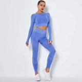 Sports Set Women Fitness Sport Suits GYM Sportswear Shirts High Waist Running Girl Leggings Workout Pants Female
