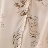 New Print Loose Version Casual Shirt 2402010-Outfit