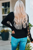 Lace Scalloped V-Neck