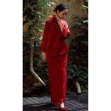 Chinese Cheongsam Toast Suit 2025 New Retro National Style Wedding Dress Engagement Dress Long