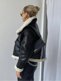 Retro Motorcycle Jacket-Outfit