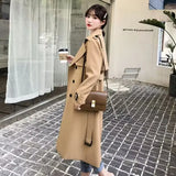 Windcoat Woman 2025 Spring And Autumn New Korean English Wind Long Short Jacket
