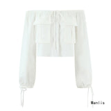 Hanging Neck Sling Vest Low-Rise Fine Striped Skirt Sling Skirt