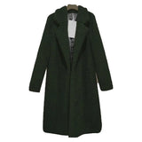 Coats Trench Fashion Long Autumn Winter Warm Tops Cardigan Plus Size Women Clothes 2019 Plush Windbreakers Blouson