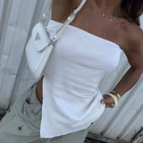 Spring And Summer Explosion Women's Clothing Irregular Open Fork Bra