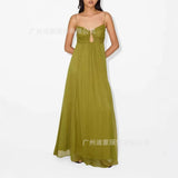 Women's Clothing Sexy Waist Temperament Big Swing Skirt Sling