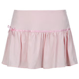 Cloth Forget French Ballet Style Striped Bow Lace Spliced Skirt Dress