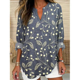 Women's Clothing Spring And Autumn Small V-Neck Long Sleeves Independent Day Crumums Simple Casual Temperament T-Shirt Long