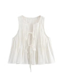 New Women's Fashion Set With Sleeveless Vest Top High Waist Half-Body Skirt