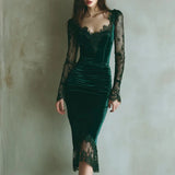 New Retro Modern Collar Zipper High Open Forked Waist Temperament Famous Style