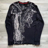 Men's Men's Day Vintage Angel Round-Neck Long Sleeve T-Shirt T-Shirt T-Shirt T-Shirt With Long-Sleeved