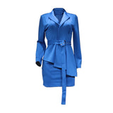Toloer Spot Women's Wear 2023 New Solid Color Professional Suit Skirt Two-Piece Set-Outfit