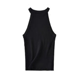 New Summer Style Slim And Slim Knit Collar Blouse-Outfit