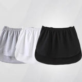 Fake Fashion False Shirt Tail Blouse Hem 2021 top New Cotton Detachable black Underskirt UK skirts womens mini