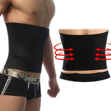 Men Waist Belt Body Shaper Slimming Trainer Corset Compression Strap Belt Underwear Shapewear-Outfit