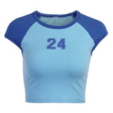 Angel Printed Short Sleeve Crop Top T Shirt Women Summer Clothes Cute Print T-shirt Ladie Streetwear Tee Shirt