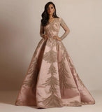 2025 New Women's Dress Bright Cloth Hot Sleeve Long Skirt Banquet Sexy Evening