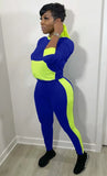 Contrast Color Hooded Sexy