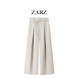 Homemade New Women's Ocean Smozy Casual With Fine Belts And Rendered Wide