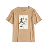 Gothic Graphic T Shirt Women 2021 Summer New Oversized Cotton Tees Casual Aesthetic Character Printed O Neck