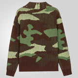 Men's Wear Autumn/Winter Camouflage Silkfery Sweater Overturned Jacket Jacket Men's