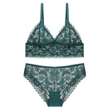 Sexy French Underwear Thin Pure Bra Without Steel Ring Triangle Cup Bra Bra Bra Small Size