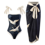 Toloer One-Piece Bikini Suit Women's Bikini Three-Piece