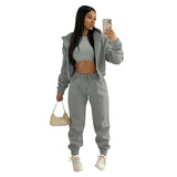 Thick Hooded 3 Piece Pants