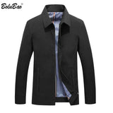 Men British Style Thin Jackets Autumn New Men's Solid Color Comfortable Jacket Male Brand Business Casual Jacket