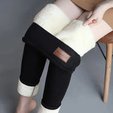 Women Leggings Plus Size S-5XL Thermal Warm Pants Push Up Leggins Women Solid Color Pants Comfortable Keep Warm