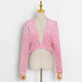 Casual Slim Solid Jacket Female V Neck Long Sleeve Fashion Temperament Vintage Coat For Women Autumn Style 2022