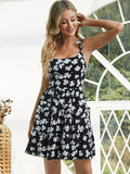 Ruffle Shoulder Lace-Up