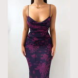 Women's Dress 2025 New Strapped Long Skirt Crumbs Body-In-Recovery Ash-Enhedment-Coat-Enendered Collared