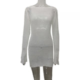 Knitted Sexy Beach Dress In Summer