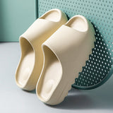 Thick Bottom Slippers Home Platform Chunky Heel Living Room Bathroom Slides Non Slip Trend Designer Shoes Ladies