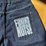 Shorts Men's Spring / Summer 2024 Trendy Denim Trousers Loose Casual Trousers-Outfit